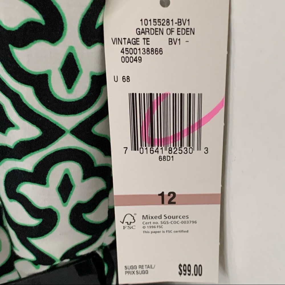 *NWT* Evan-Picone Garden of Eden Midi Dress - Picture 9 of 11